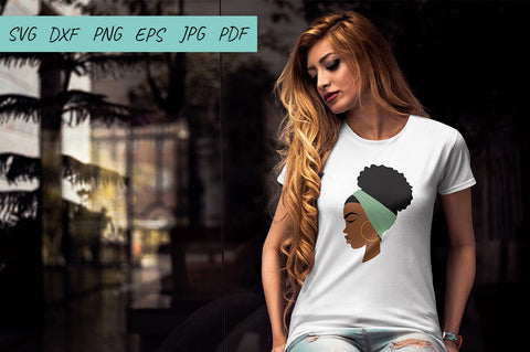 Afro Women SVG, African American Black Girl SVG SVG Irina Ostapenko 