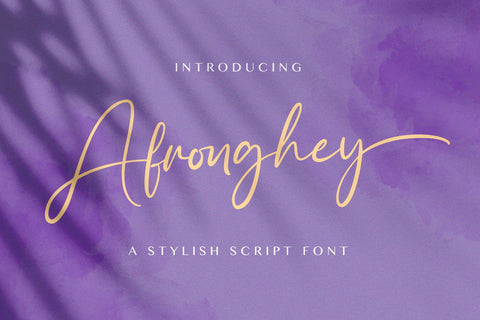 Afronghey - Handwritten Font Font StringLabs 