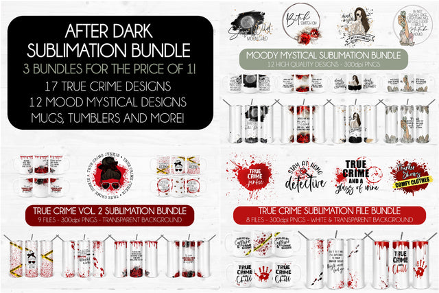 After Dark Sublimation Bundle | Huge Sublimation PNG Bundle Sublimation DIYxe Designs 