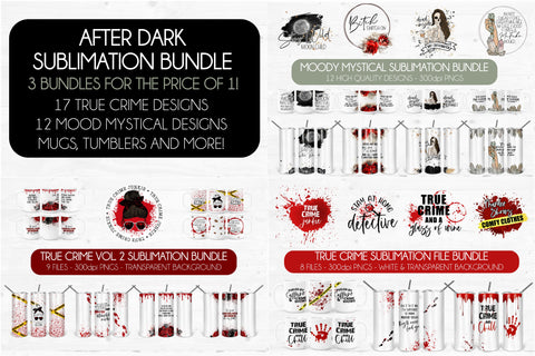After Dark Sublimation Bundle | Huge Sublimation PNG Bundle Sublimation DIYxe Designs 