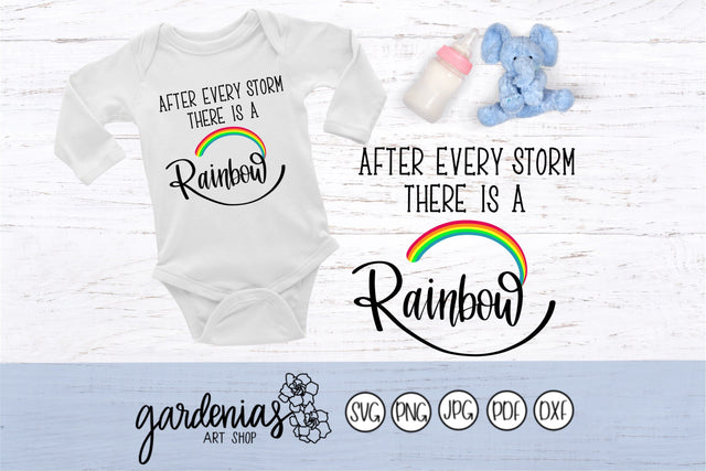After Every Storm There Is A Rainbow SVG Gardenias Art Shop 