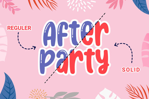 After Party Font Font Holydie Studio 