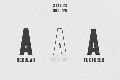 Afterclap typeface - 3 styles Font VPcreativeshop 