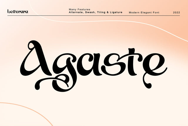 Agaste Font Letterara 