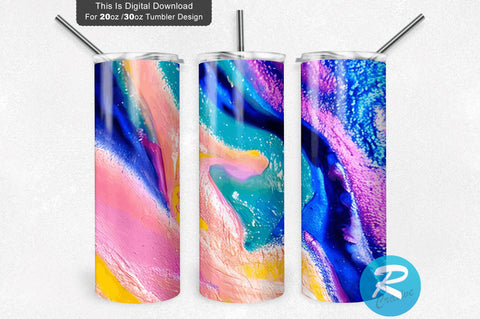 Agate Glitter pink and Navy 20 oz / 30 oz Skinny Tumbler Sublimation Regulrcrative 