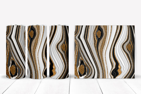 Agate Glitter Tumbler Sublimation I 20 Oz Tumbler Wrap PNG Sublimation Happy Printables Club 