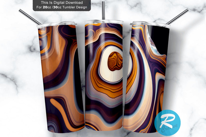 Agate Marble 20 oz / 30 oz Tumbler PNG Sublimation Regulrcrative 