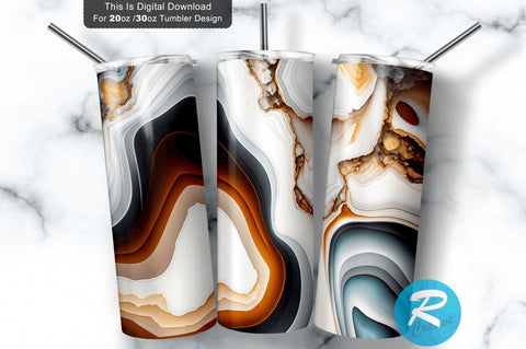 Agate Marble Purple 20 oz / 30 oz Tumbler PNG Sublimation Regulrcrative 