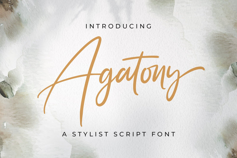 Agatony - Handwritten Font Font StringLabs 