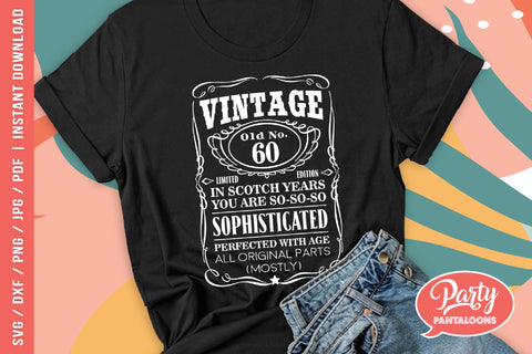 AGED TO PERFECTION SVG | Funny birthday SVG SVG Partypantaloons 