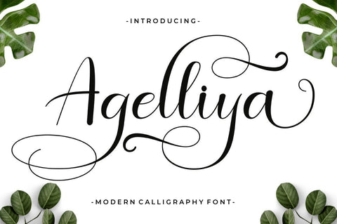 Agelliya Font Black Studio 