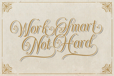 Agenda King - Vintage Script Font Font StringLabs 