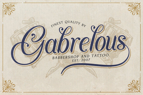 Agenda King - Vintage Script Font Font StringLabs 