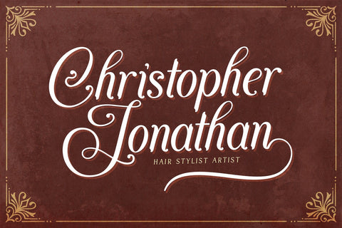 Agenda King - Vintage Script Font Font StringLabs 