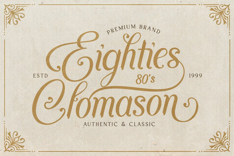 Agenda King - Vintage Script Font Font StringLabs 