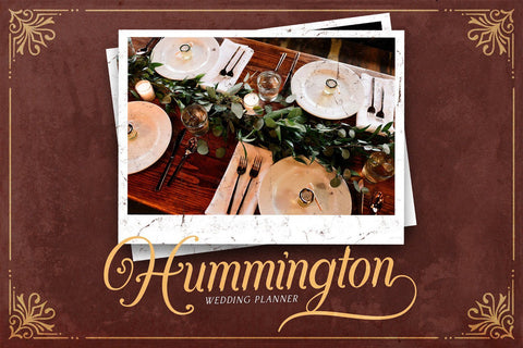 Agenda King - Vintage Script Font Font StringLabs 