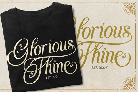 Agenda King - Vintage Script Font Font StringLabs 