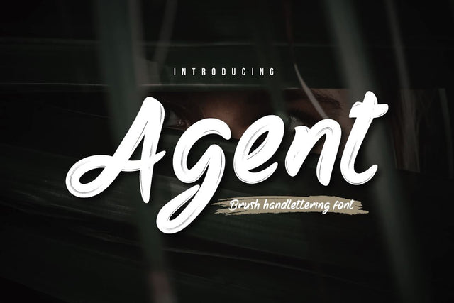 Agent Font twinletter 