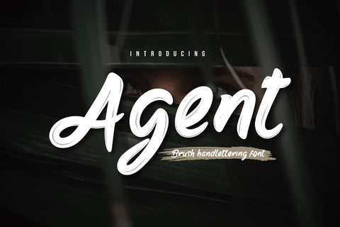 Agent Font twinletter 