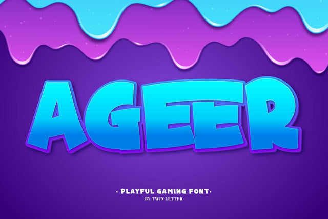 Agerr Font twinletter 