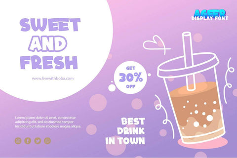 Agerr Font twinletter 