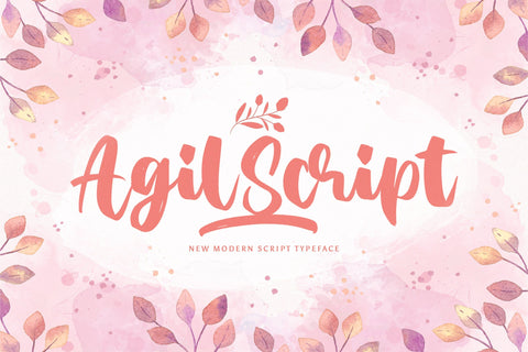 Agil Script - Handwritten Font Font StringLabs 