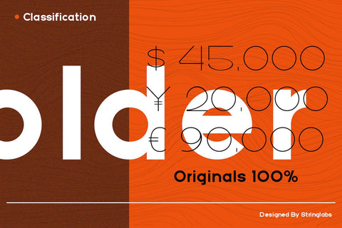 Aginoe - Modern Sans Serif Font Font StringLabs 