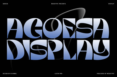 Agoesa Display Font Megatype 