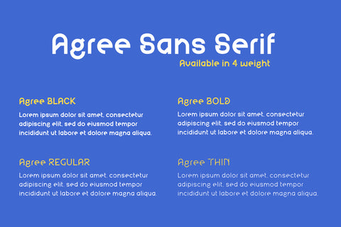 Agree Font twinletter 