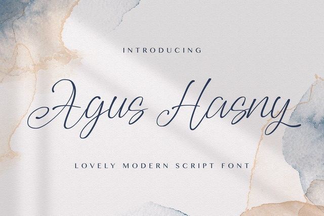 Agus Hasny - Love Script Font Font StringLabs 