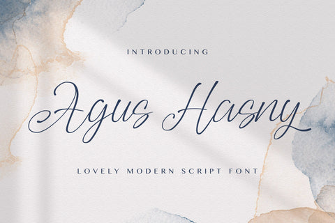Agus Hasny - Love Script Font Font StringLabs 