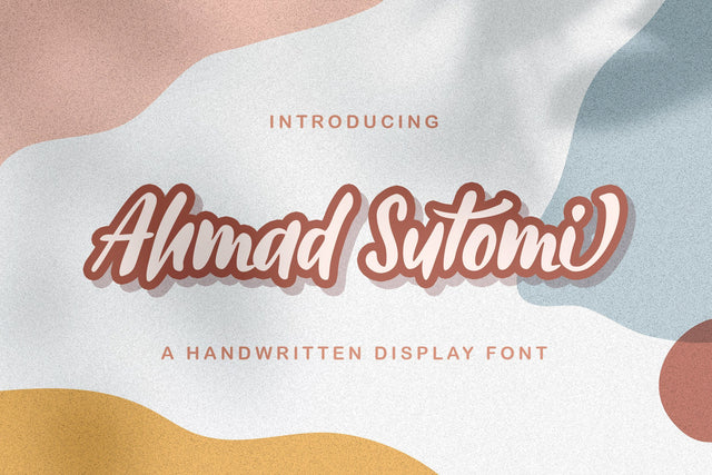 Ahmad Sutomi - Handwritten Font Font StringLabs 