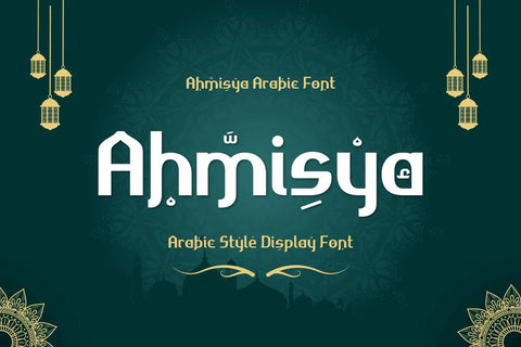 Ahmisya Font twinletter 