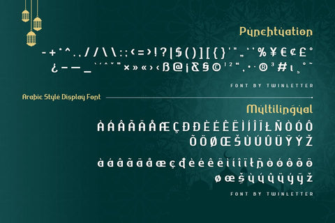 Ahmisya Font twinletter 