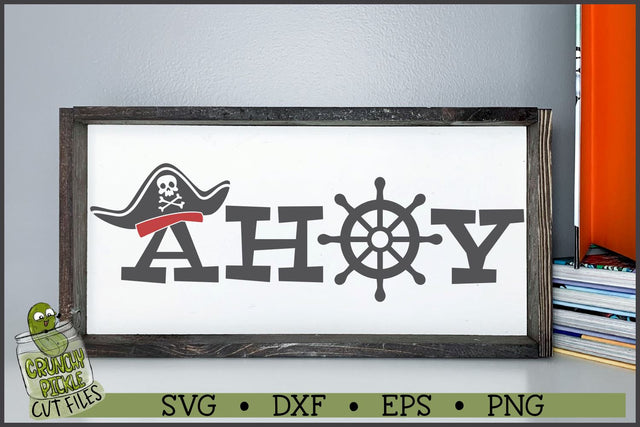 Ahoy Pirate SVG File SVG Crunchy Pickle 