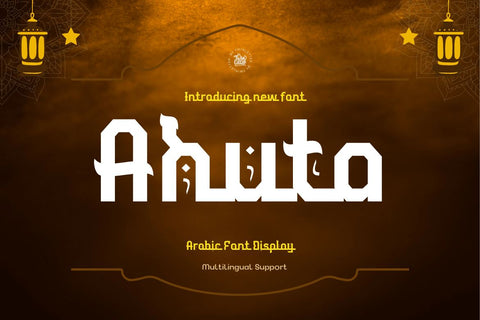 Ahuta Font twinletter 