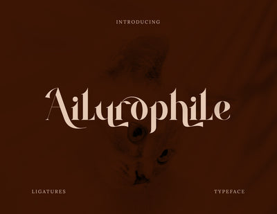 Ailurophile Font Serif Font inferno.studio3 