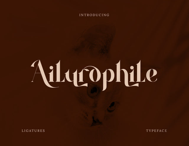 Ailurophile Font Serif Font inferno.studio3 