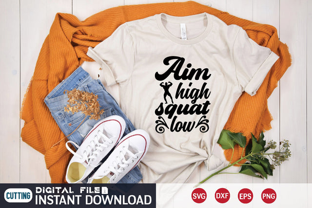 aim high squat low svg SVG designer krishna 