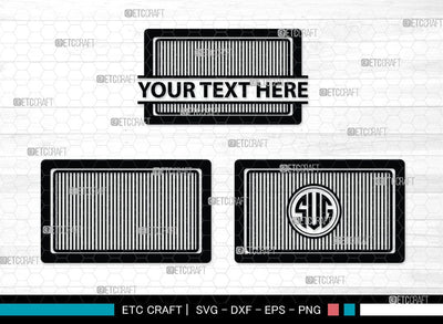 Air Filter Monogram, Air Filter Silhouette, Air Filter, Car Air Filter, Cabin Air Filter, AC Filter Svg, SB00057 SVG ETC Craft 