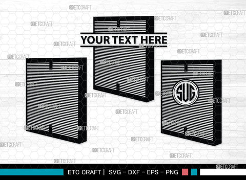 Air Filter Monogram, Air Filter Silhouette, Air Filter, Car Air Filter, Cabin Air Filter, AC Filter Svg, SB00057 SVG ETC Craft 