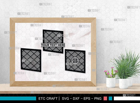 Air Filter Monogram, Air Filter Silhouette, Air Filter, Car Air Filter, Cabin Air Filter, AC Filter Svg, SB00057 SVG ETC Craft 