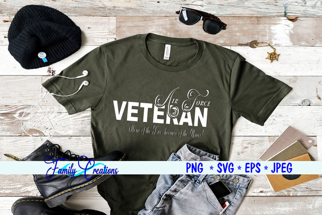 Air Force Veteran SVG Family Creations 