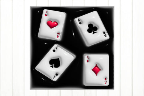 Air freshener Sublimation. 3D Puff Playing Cards Sublimation Sublimation Olga Terlyanskaya 