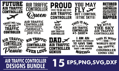 Air Traffic Controller SVG Designs Bundle SVG PatternFeed8 