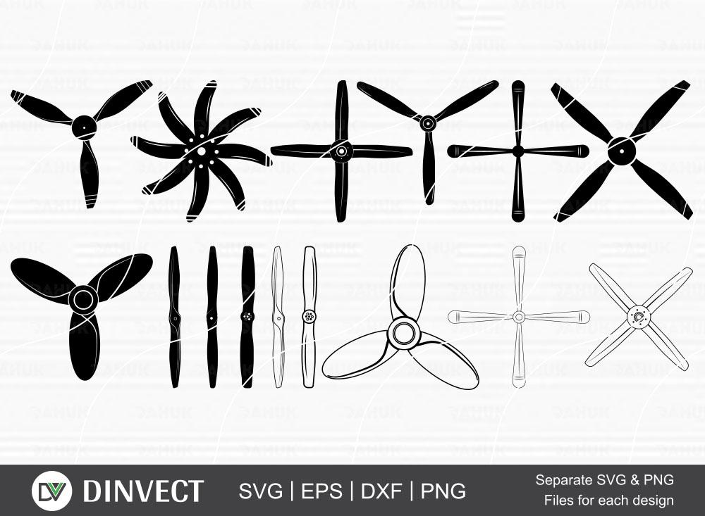 Aircraft propeller SVG, Aircraft propeller design, Propeller Clipart