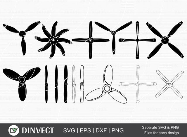 Aircraft propeller SVG, Aircraft propeller design, Propeller Clipart, Propeller Vector SVG Dinvect 