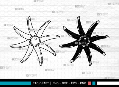 Aircraft Propeller SVG, Propeller Svg, Airplane Propeller Svg, Fly Propeller Svg, Aircraft Propeller Svg SVG ETC Craft 