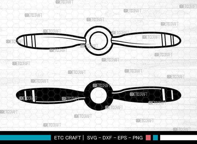 Aircraft Propeller SVG, Propeller Svg, Airplane Propeller Svg, Fly Propeller Svg, Aircraft Propeller Svg SVG ETC Craft 
