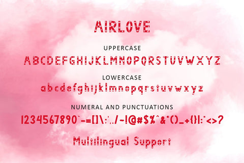 Airlove Font Prasetya Letter 